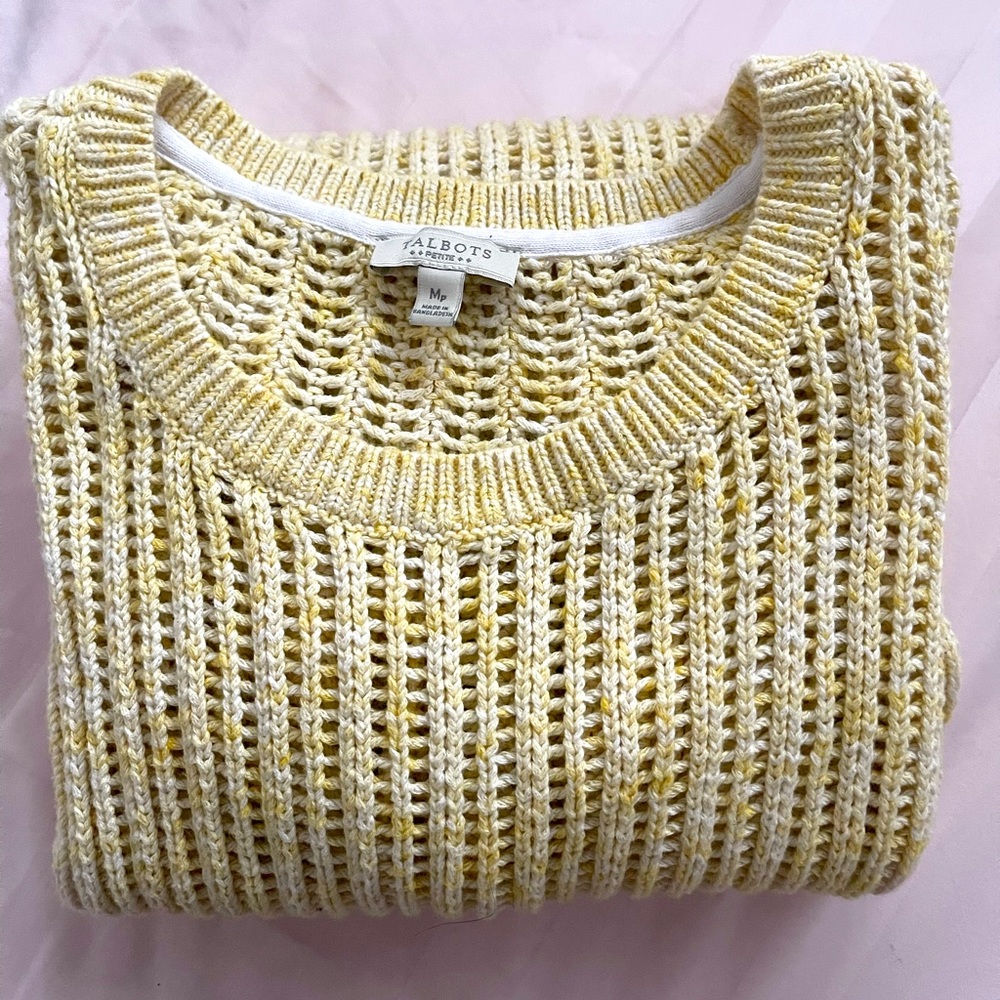 Yellow Knit Sweater